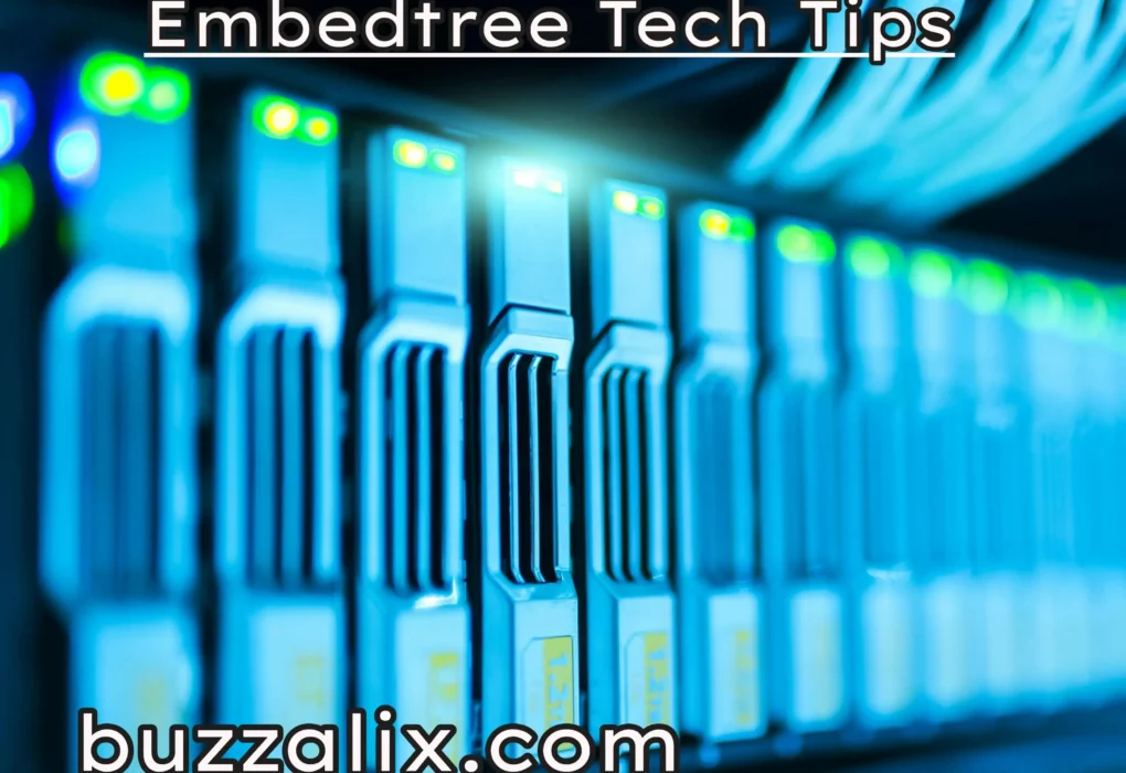 Person exploring Embedtree Tech Tips on a laptop, learning smart digital hacks for productivity and technology improvement